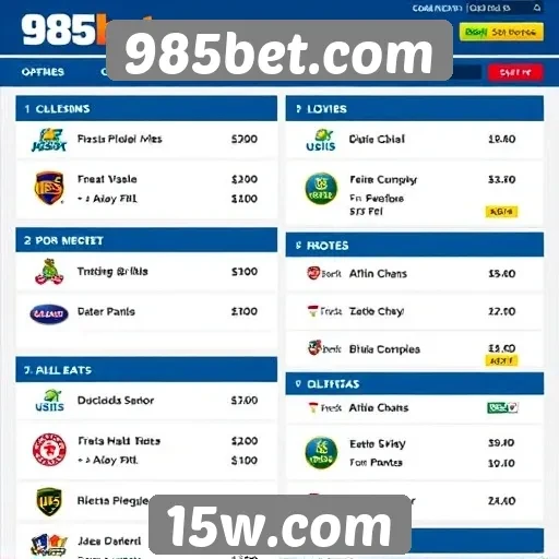 Comparativo de bônus e promoções no 985bet.com